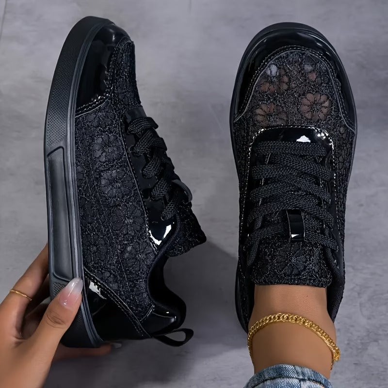 Lace - Floral Lace Sneakers