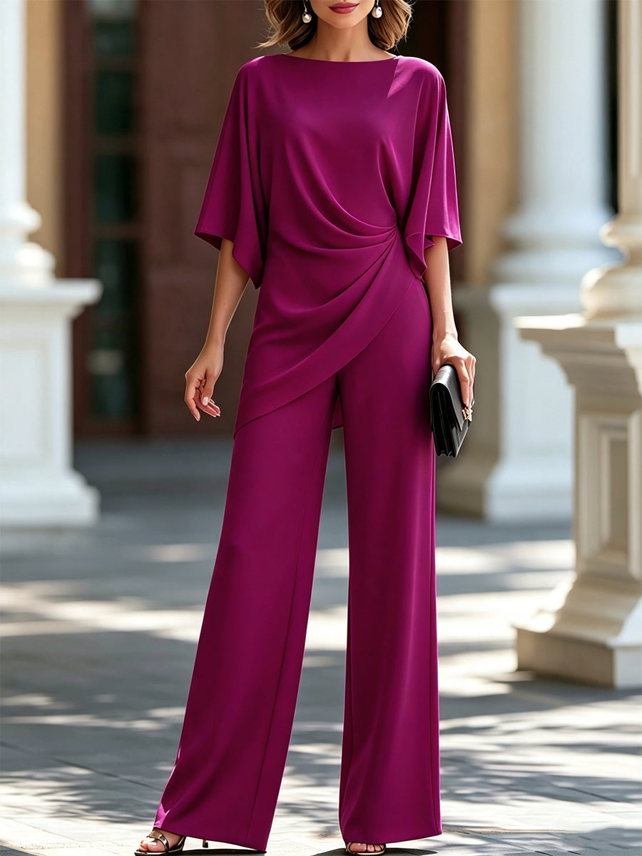 Lorna — Draped Waist Two Piece Set