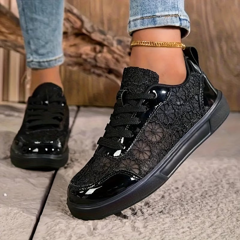Lace - Floral Lace Sneakers
