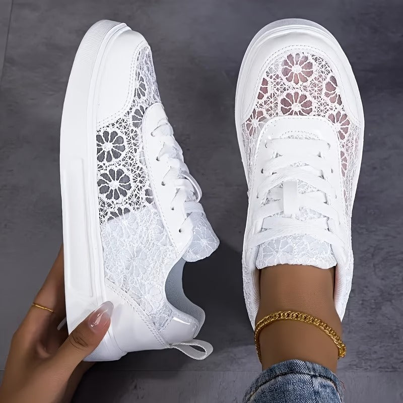 Lace - Floral Lace Sneakers