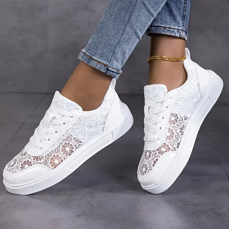 Lace - Floral Lace Sneakers