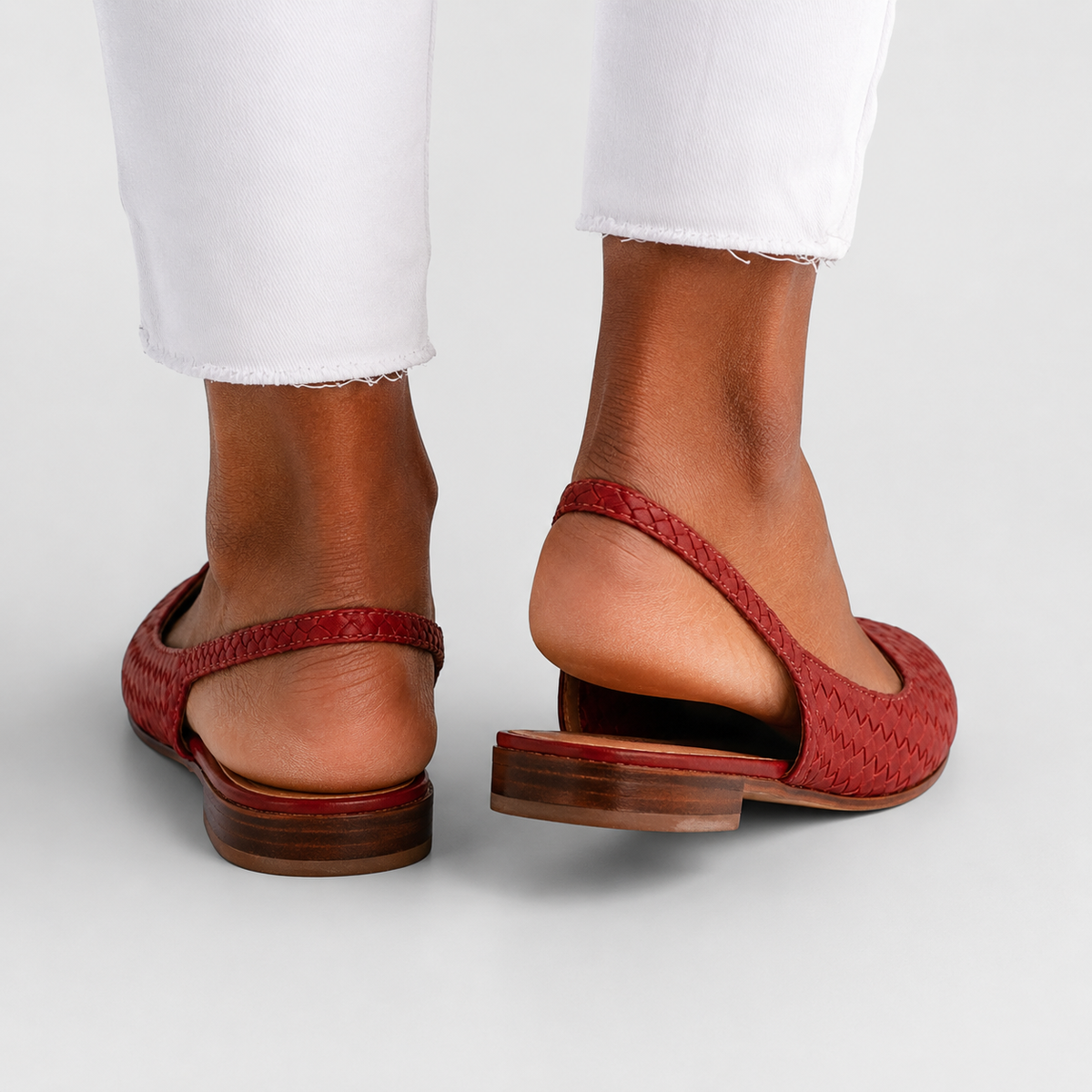 Simone — Braided Back-Strap Loafers