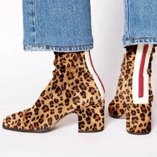 Marlowe — Square-Toe Suede Ankle Boots