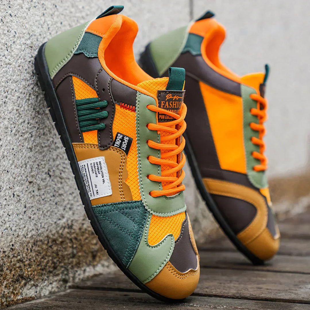 Giovanni - Retro Colour-Block Sneakers