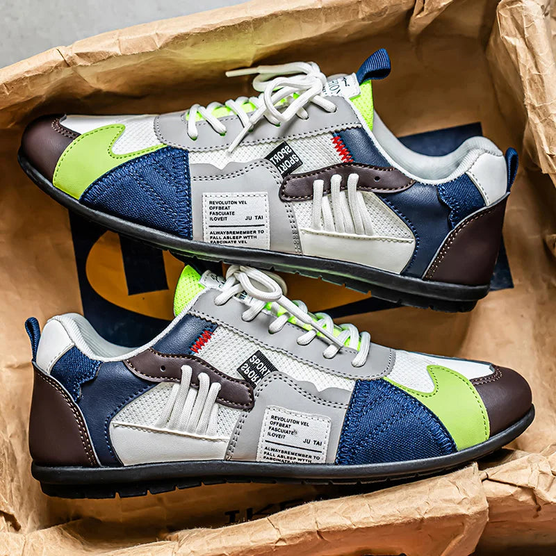 Giovanni - Retro Colour-Block Sneakers