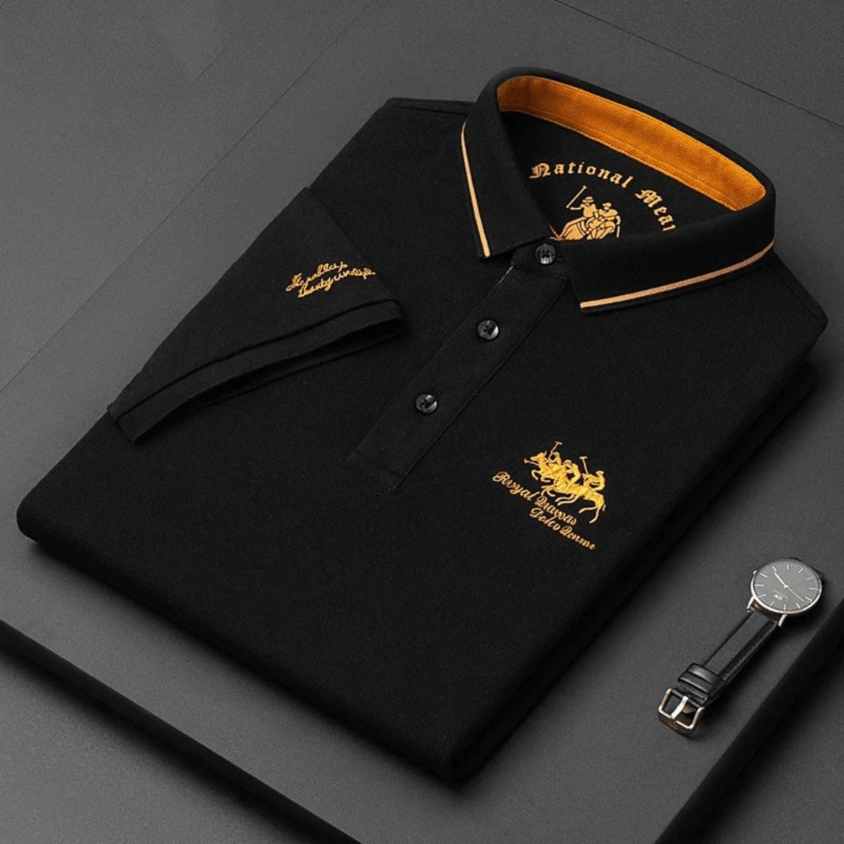 Varel Premium Polo — Breathable Fabric, Classic Style