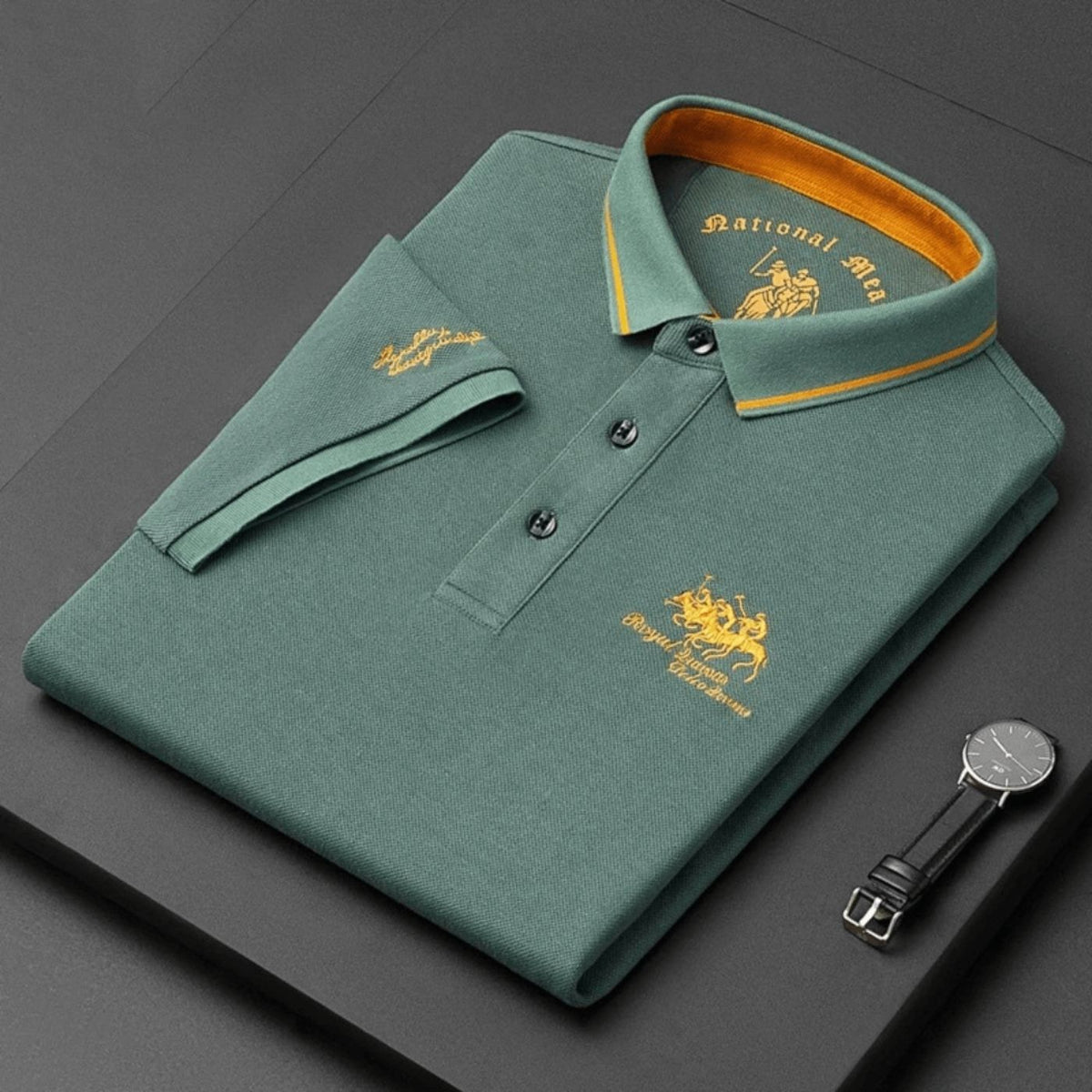 Varel Premium Polo — Breathable Fabric, Classic Style
