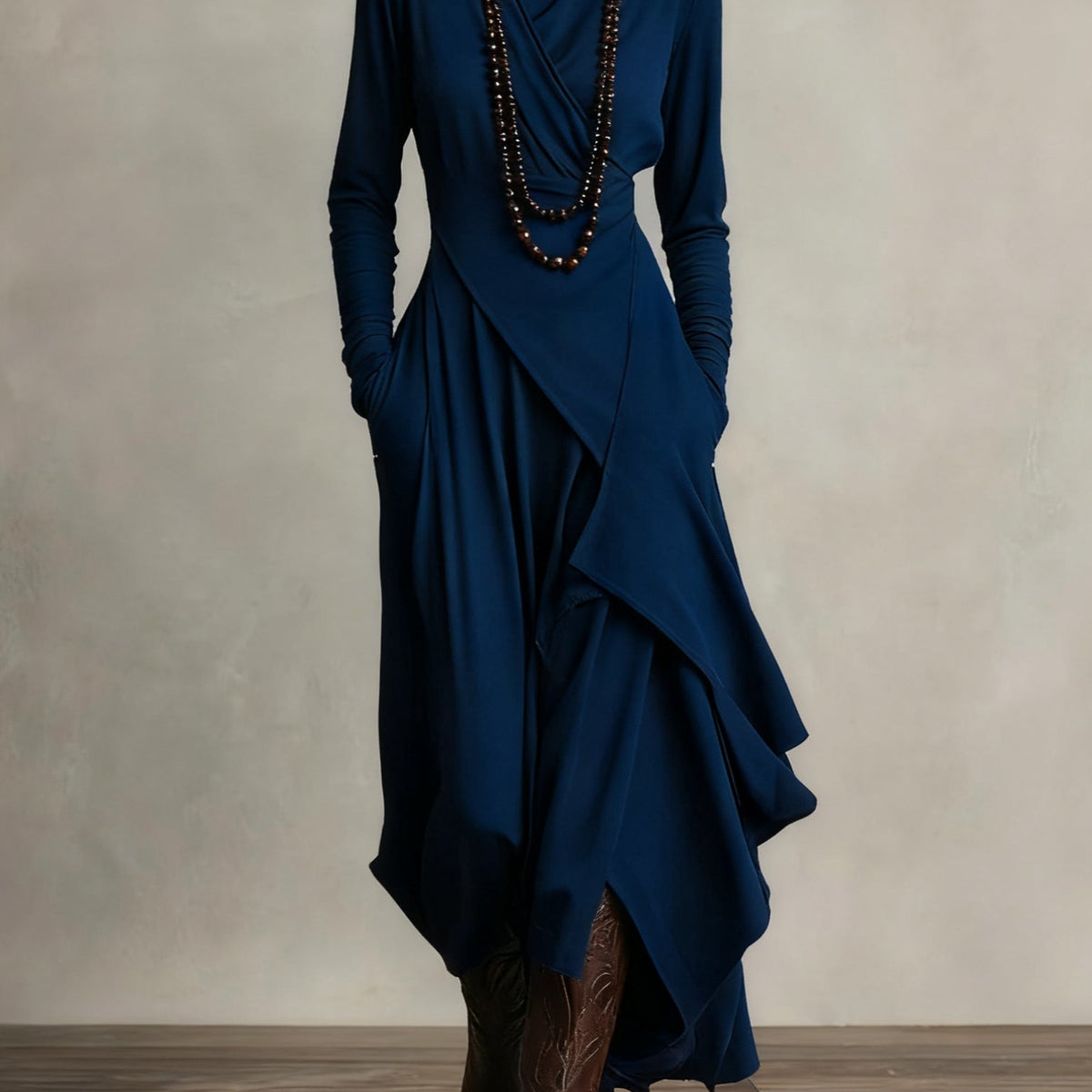 Patricia – The Cosy Roll-Neck Maxi