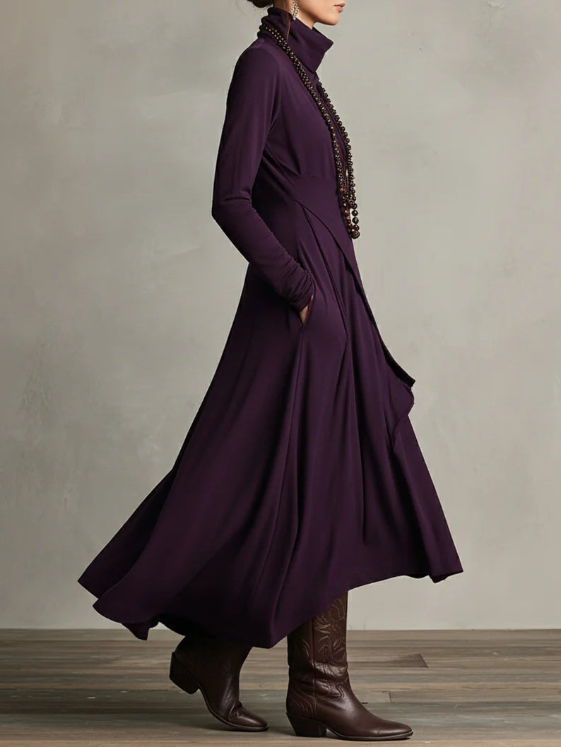 Patricia – The Cosy Roll-Neck Maxi