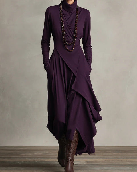 Patricia – The Cosy Roll-Neck Maxi