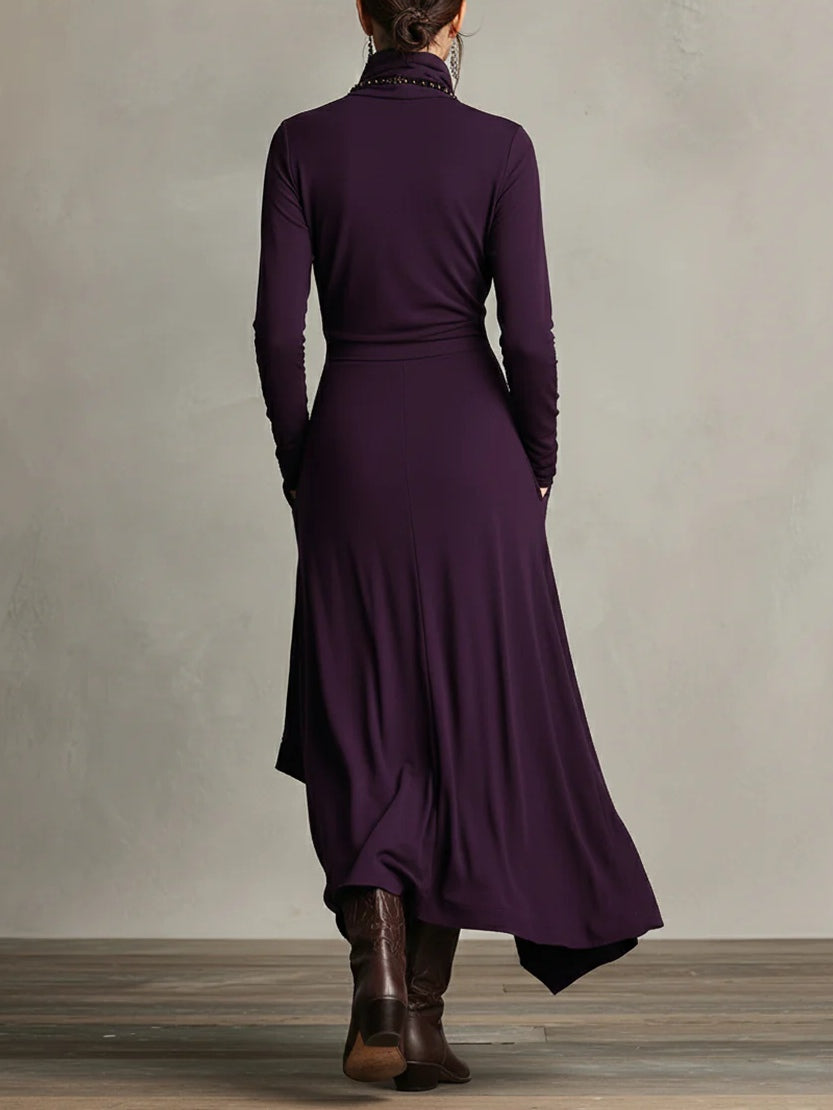 Patricia – The Cosy Roll-Neck Maxi