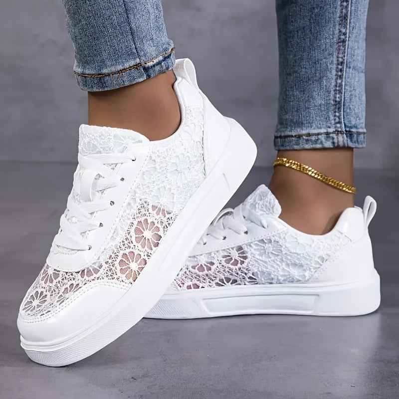 Lace - Floral Lace Sneakers