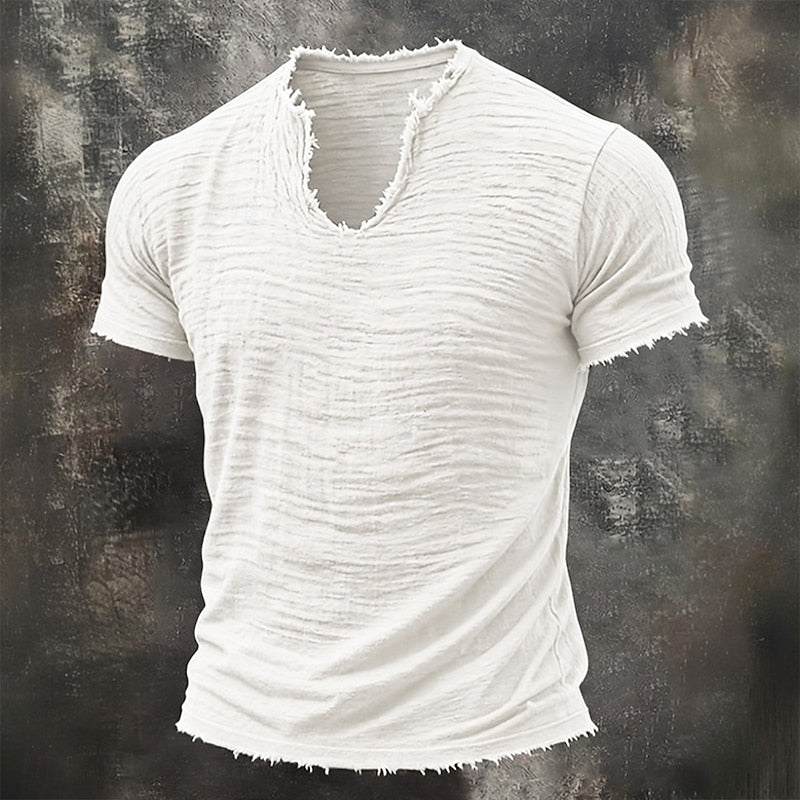 Kai - Vintage V-Neck T-Shirt