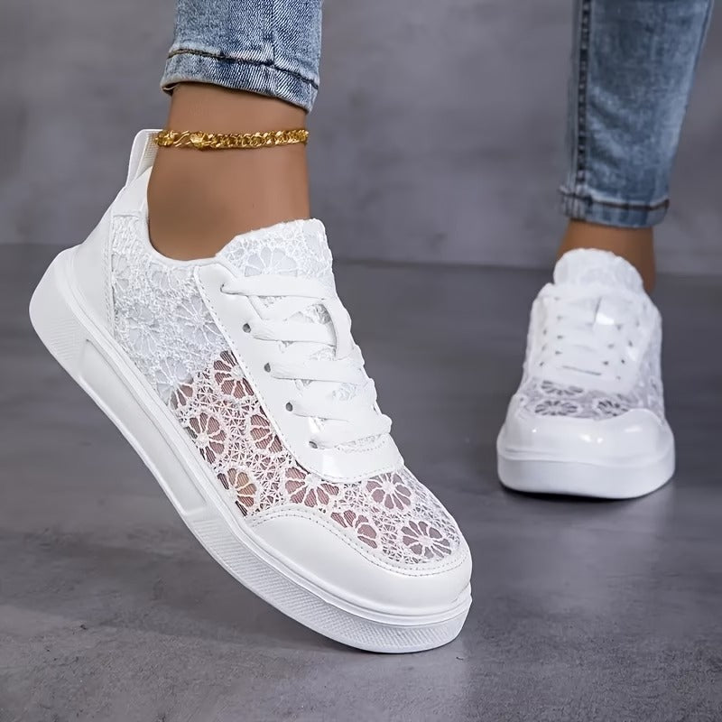 Lace - Floral Lace Sneakers
