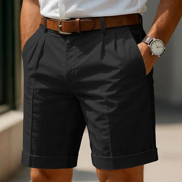 Martín Pleated Shorts — Structured Cut for Men
