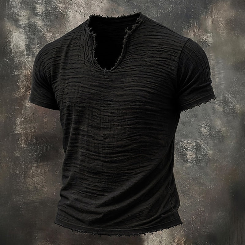 Kai - Vintage V-Neck T-Shirt